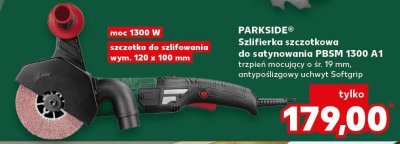 Szlifierka szczotkowa do satynowania PARKSIDE PBSM 1300 A1 promocja w Kaufland