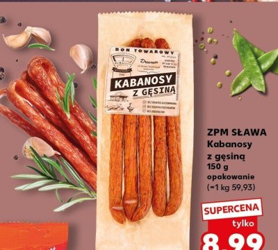 Kabanosy z gęsiną promocja w Kaufland