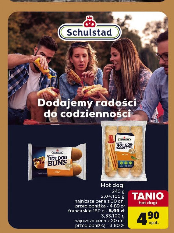 Bułka hot dog francuski Schulstad promocja