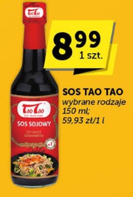 Sos Tao Tao sojowy promocja w Groszek