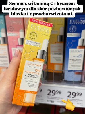 Serum do twarzy z wit. C i kwasem ferulowym promocja w Rossmann