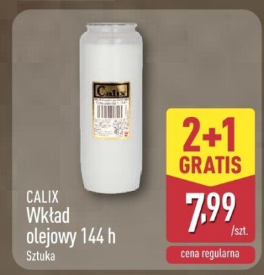 Wkład olejowy 144 h 2+1 GRATIS promocja w Aldi