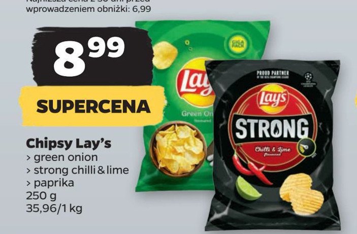 Chipsy chilli Lay's strong Frito lay lay's promocja w Netto
