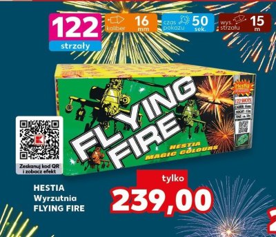 Wyrzutnia FLYING FIRE promocja w Kaufland