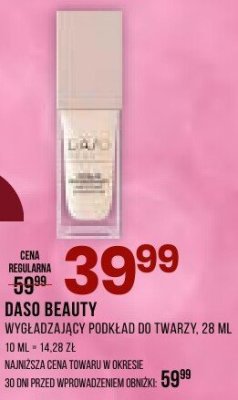 Wygladzający podkład do twarzy Daso Beauty promocja w Drogerie Natura