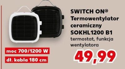 Termowentylator ceramiczny SOKHL1200 B1 promocja w Kaufland