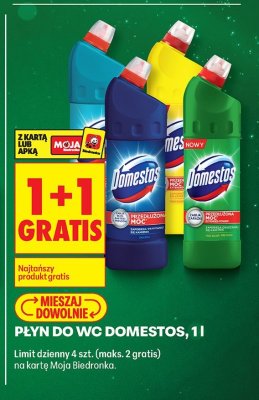Płyn do WC Domestos promocja w Biedronka