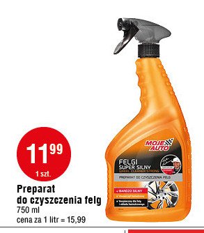 Płyn do czyszczenia felg Moje auto promocja