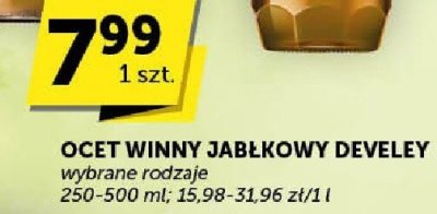 Ocet winny jabłkowy Develey promocja w Euro Sklep