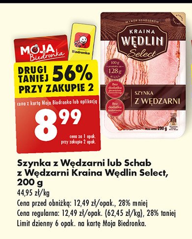 Szynka z wędzarni Kraina wędlin select promocja