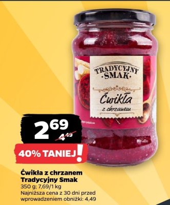 Ćwikła z chrzanem  promocja w Netto