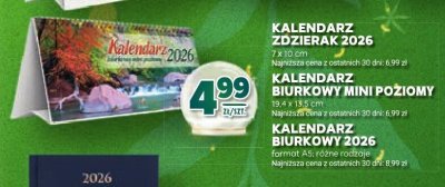 Kalendarz zdzierak 2026 promocja w Stokrotka