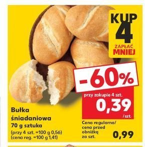 Bułka śniadaniowa promocja