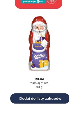 Mikołaj czekoladowy promocja w Auchan