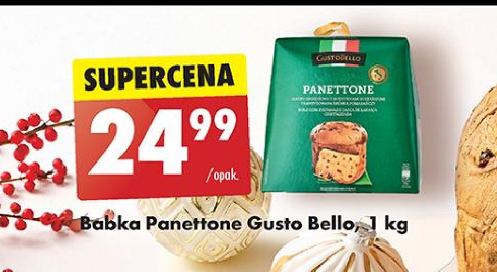 Babka panettone Gustobello promocja