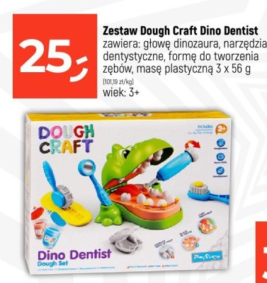 Zestaw Dough Craft Dino Dentist promocja w Dealz