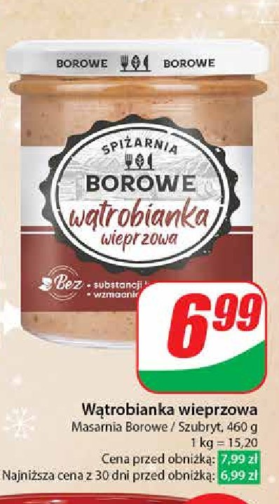 Wątrobianka wieprzowa SPIŻARNIA BOROWE promocja