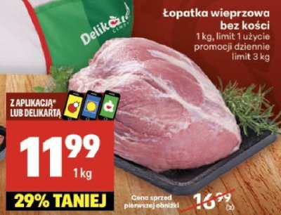艁opatka wieprzowa bez ko艣ci Kraina mi臋sa promocja w Delikatesy Centrum