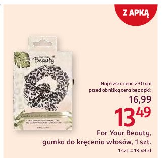 Gumka do kręcenia włosów For your beauty promocja