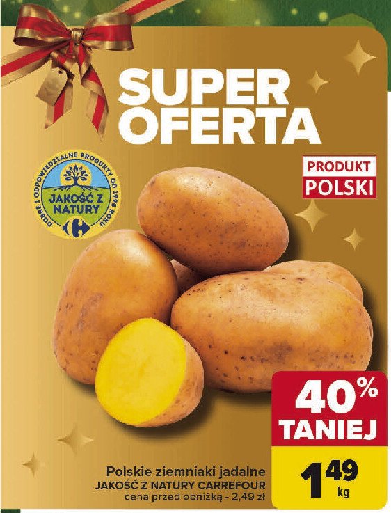 Ziemniaki Jakość z natury carrefour promocja