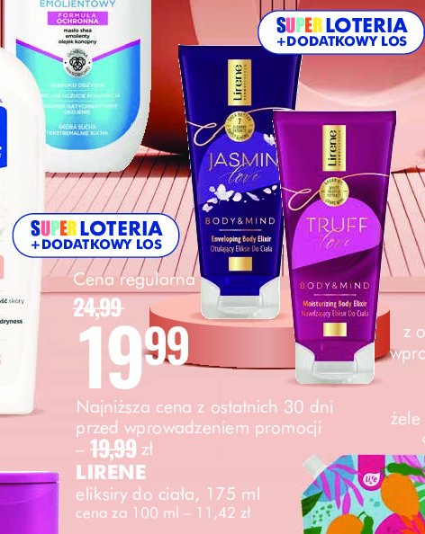 Eliksir do ciała jasmin love Lirene body & mind promocja w Super-Pharm