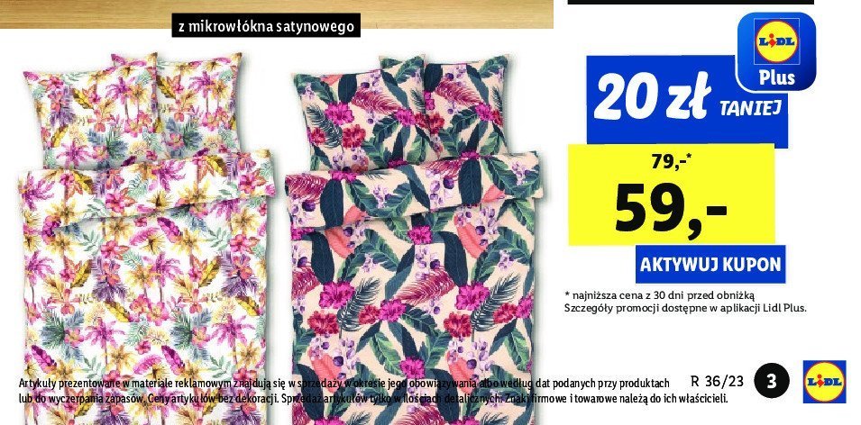 Po艣ciel satynowa promocja