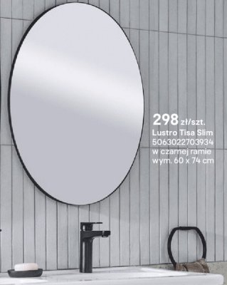 Lustro Tisa Slim 60x74 cm promocja w Castorama