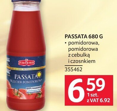 Passata pomidorowa 680g promocja w Selgros