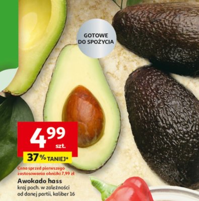 Awokado hass, kraj poch. w zależności od danej partii, kaliber 16 promocja w Auchan