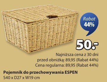 Pojemnik do przechowywania ESPEN promocja w Jysk