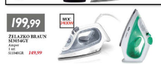 Żelazko tex style 3 si3054gy Braun promocja