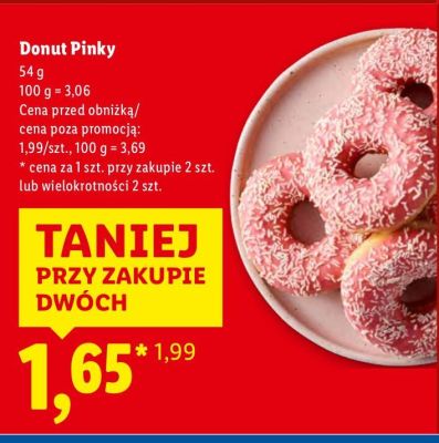 Donut Pinky promocja w Lidl