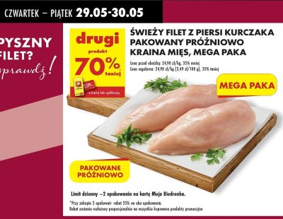Filet z piersi kurczaka Kraina mięs promocja