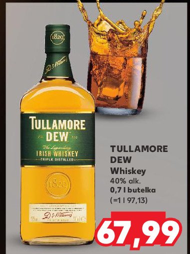 Whisky Tullamore dew honey promocja w Kaufland