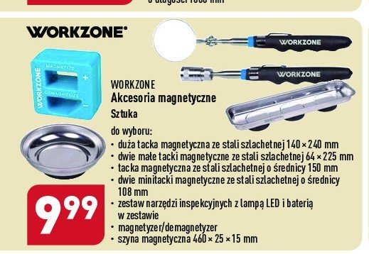 Magnetyzer/ demagnetyzer WORKZONE promocja