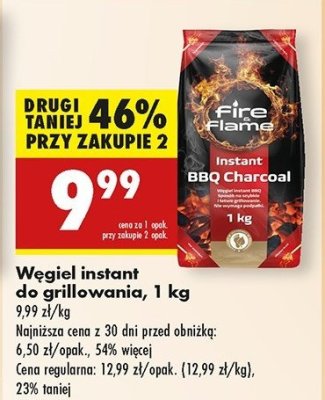 Węgiel instant Fire & flame promocja