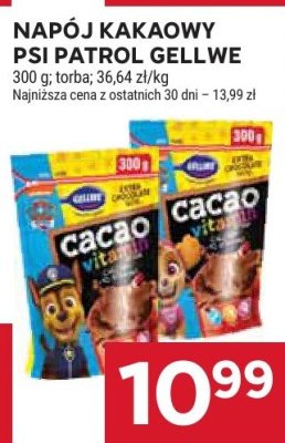 Napój NAPÓJ KAKAOWY PSI PATROL GELLWE promocja w Stokrotka