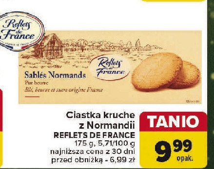 Ciastka z normandii Reflets de france promocja