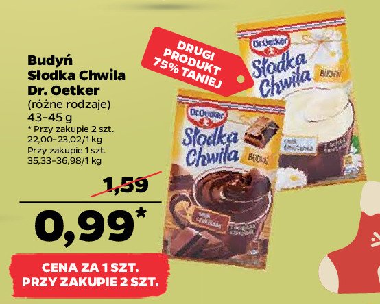 Budyń śmietankowy Dr. oetker słodka chwila promocja