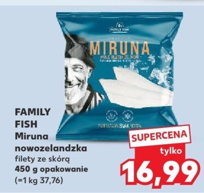 Miruna nowozelandzka filety ze skórą FAMILY FISH promocja w Kaufland