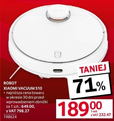 Robot sprzątający ROBOT XIAOMI VACUUM S10 promocja w Selgros