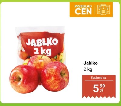 Jabłko 2 kg promocja w Dino
