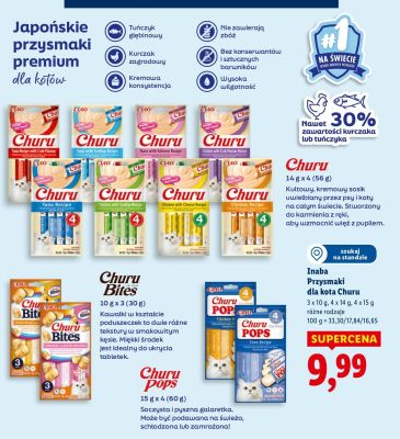 Przysmaki dla kota Churu, różne rodzaje promocja w Lidl