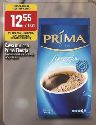Kawa mielona Prima Finezja Jacobs Douwe Egberts promocja w POLOmarket