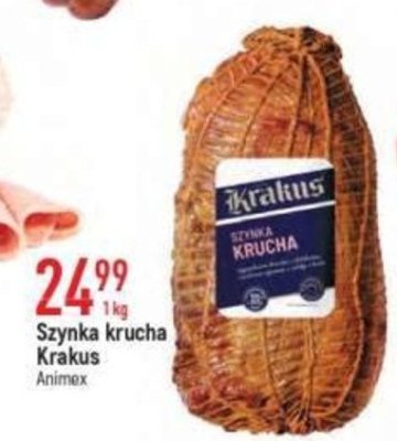 Szynka krucha Krakus animex promocja