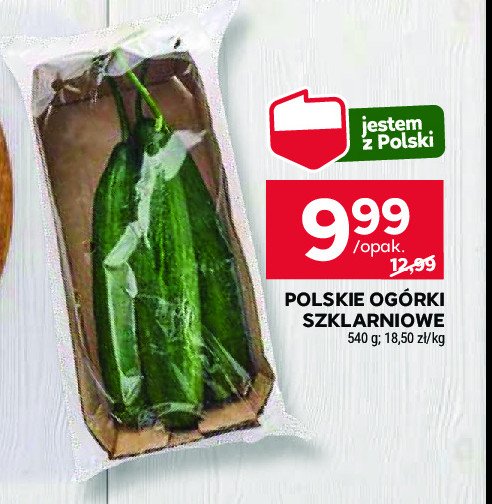 Ogórek szklarniowy polski promocja w Stokrotka