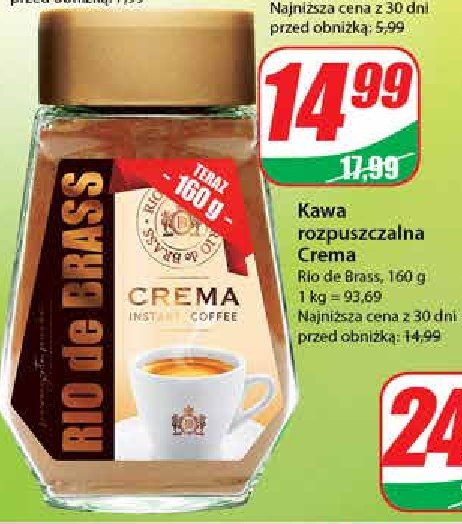 Kawa Rio de brass crema promocja