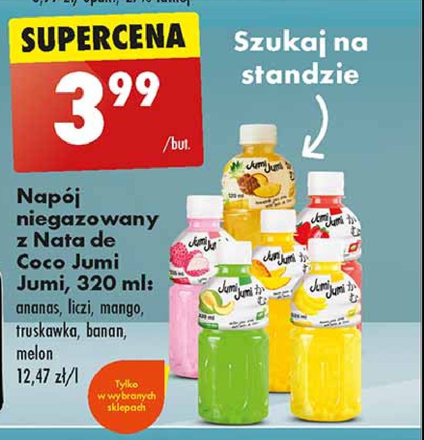 Napój bananowy Jumi jumi promocja