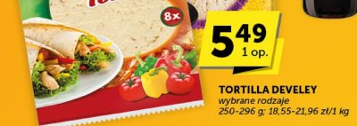 Tortilla Develey wybrane rodzaje promocja w Euro Sklep