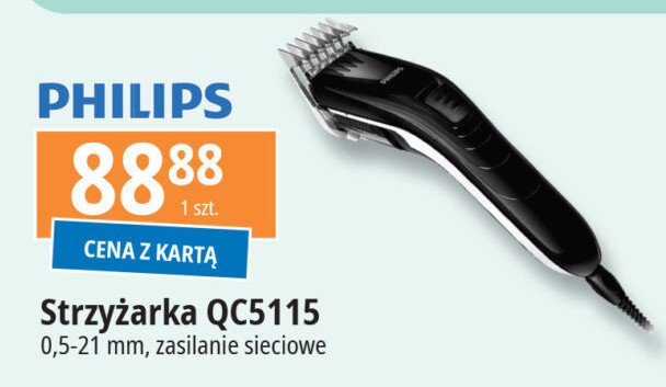 Maszynka do strzyżenia qc5115/15 Philips promocja